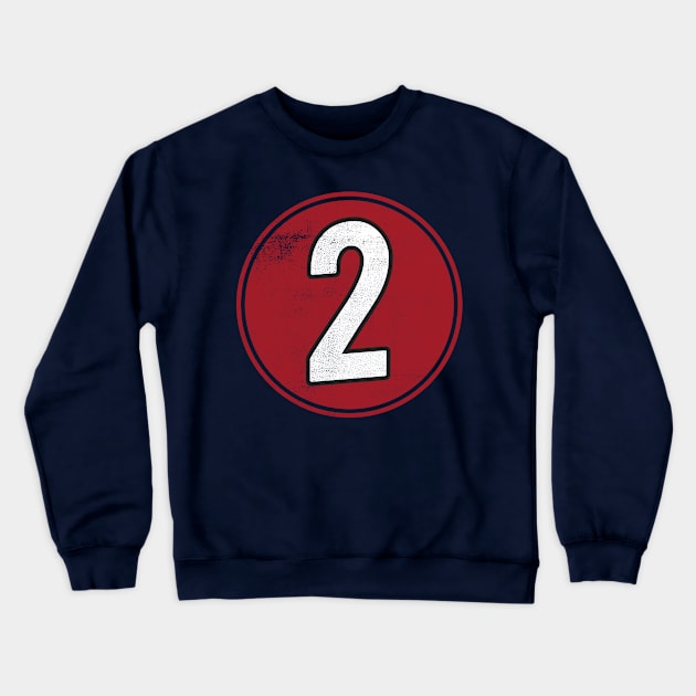 Number Two 2 Crewneck Sweatshirt by cowyark rubbark